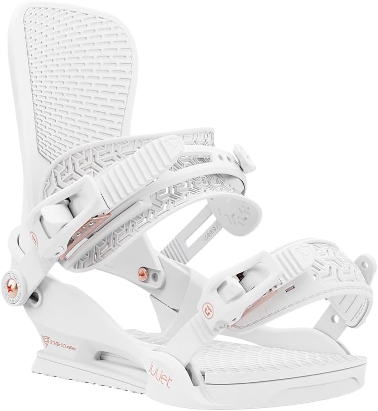 Union Juliet Snowboard Bindings: Women's 6.5-8.5, White