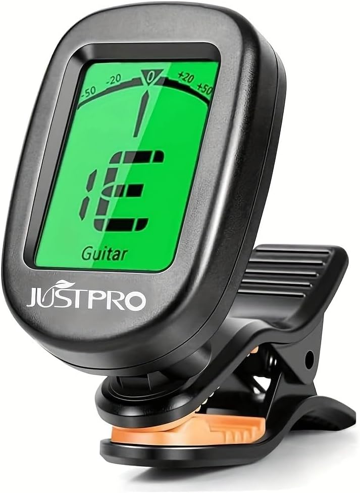 JUSTPRO Clip-On Guitar Tuner - Chromatic!