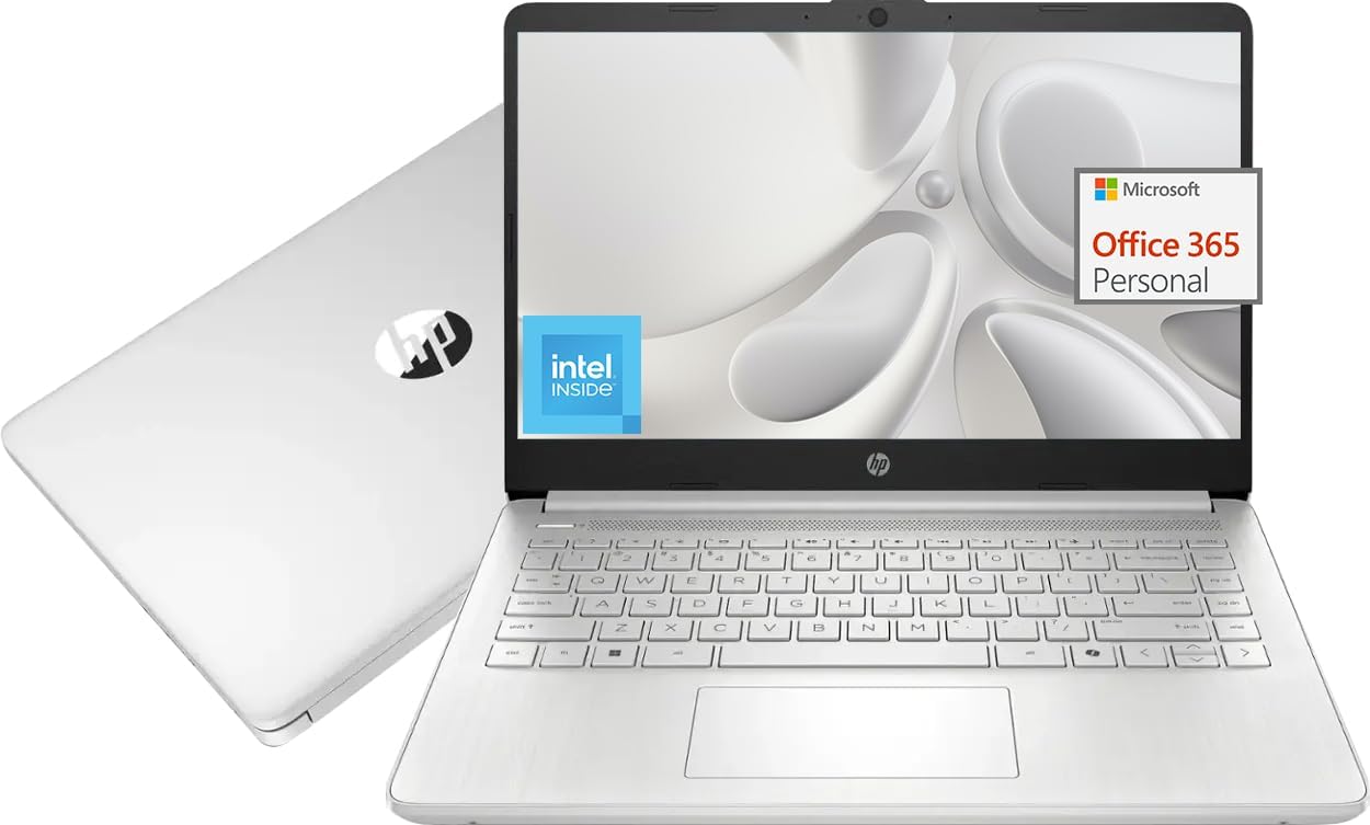 HP 14 Laptop with Sleek Design for Studying and Collaboration