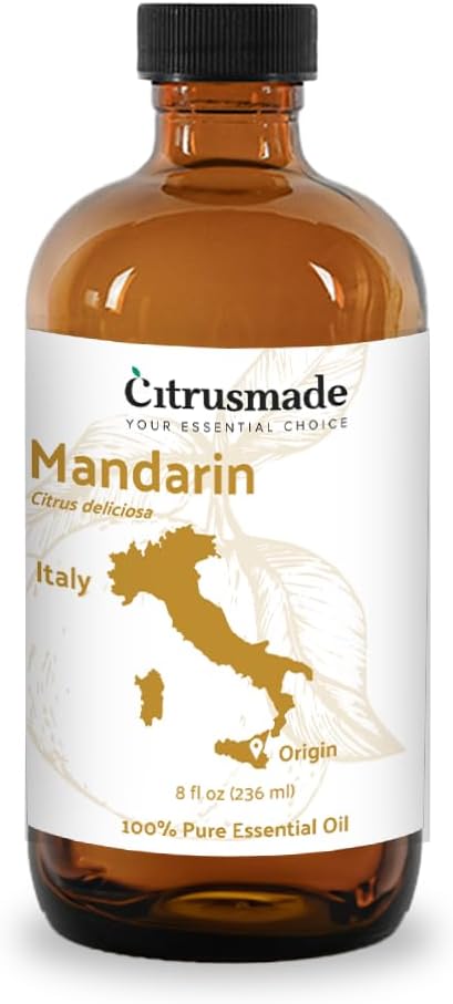 Pure Mandarin Essential Oils for Diffusers and Aromatherapy