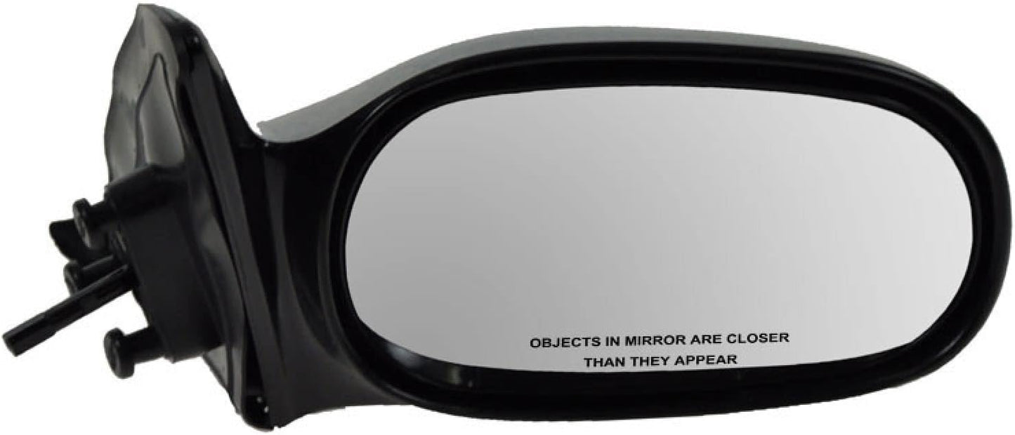 TRQ Passenger Side Manual Remote Mirror for 1998-2001 Corolla