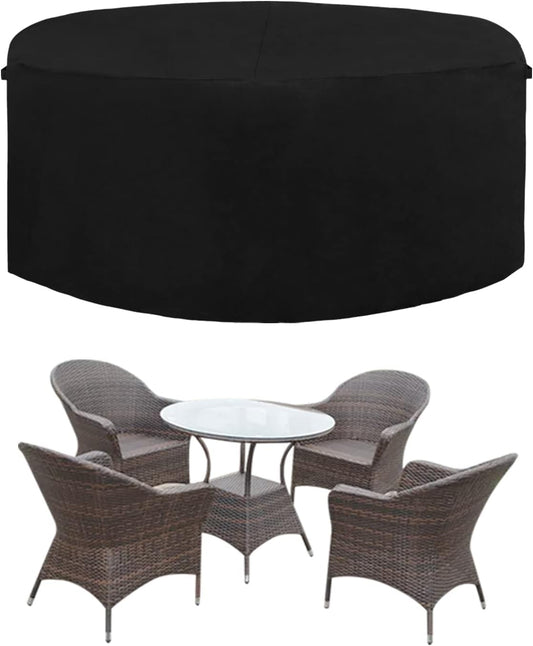 Heavy Duty Round Patio Furniture Cover for Outdoor Sets