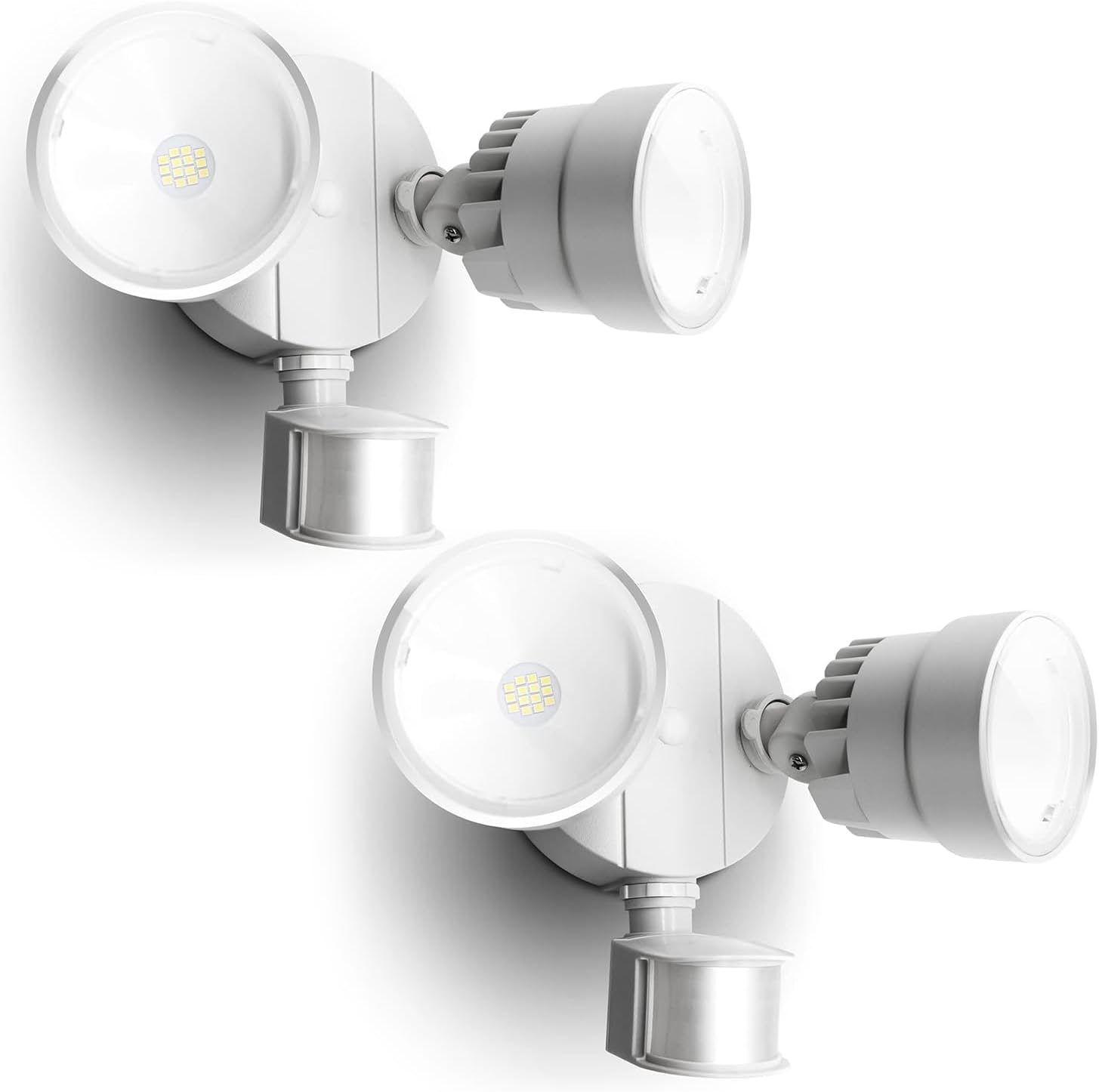 LUTEC 2000 Lumen Motion Activated Dual-Head Flood Light Review