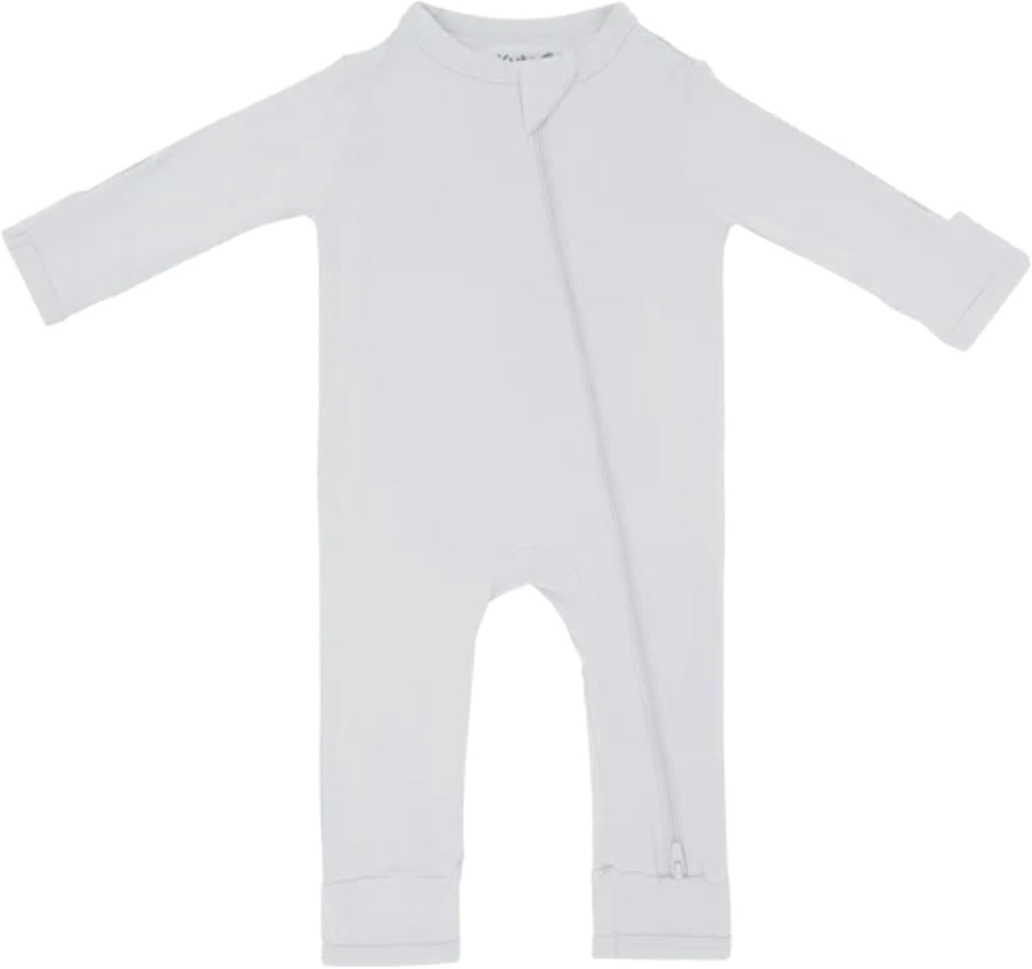 KYTE BABY Unisex Rayon Bamboo Zippered Rompers for Infants