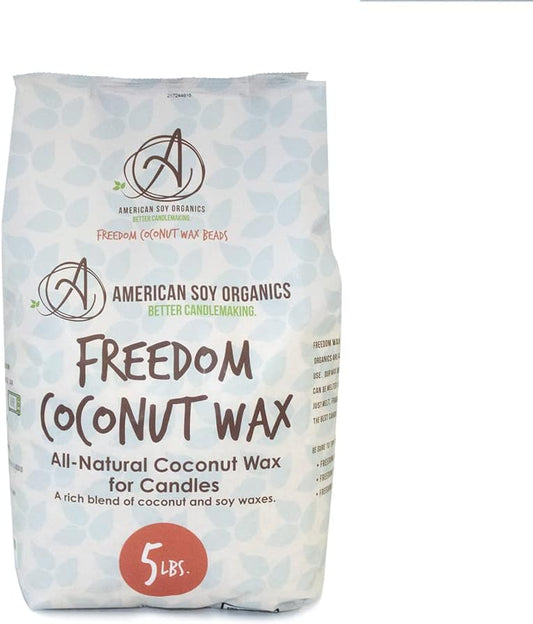Paraffin-Free Coconut Wax Beads - 5 lbs