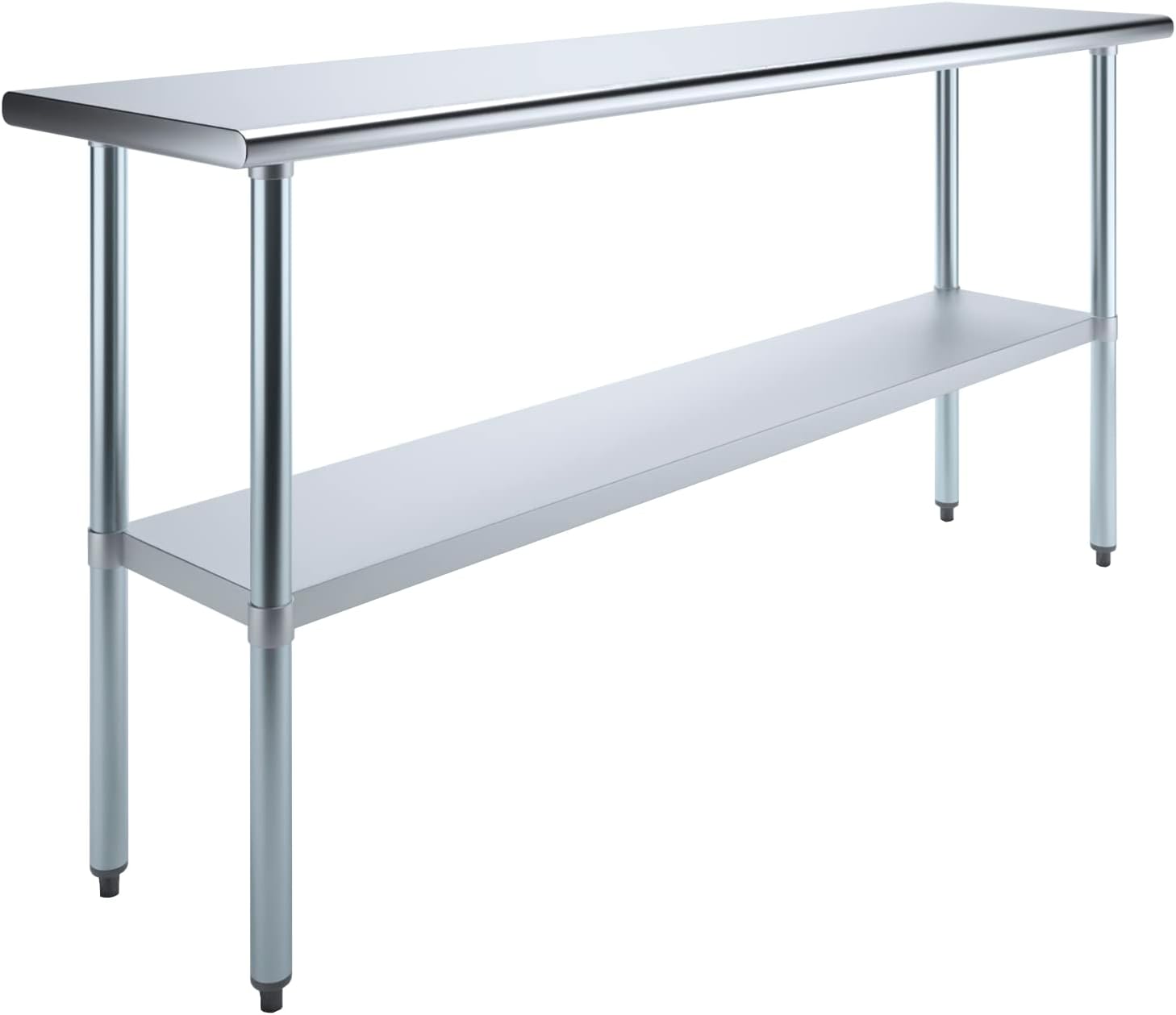 Heavy-Duty Stainless Steel Work Table for Kitchen and Garage