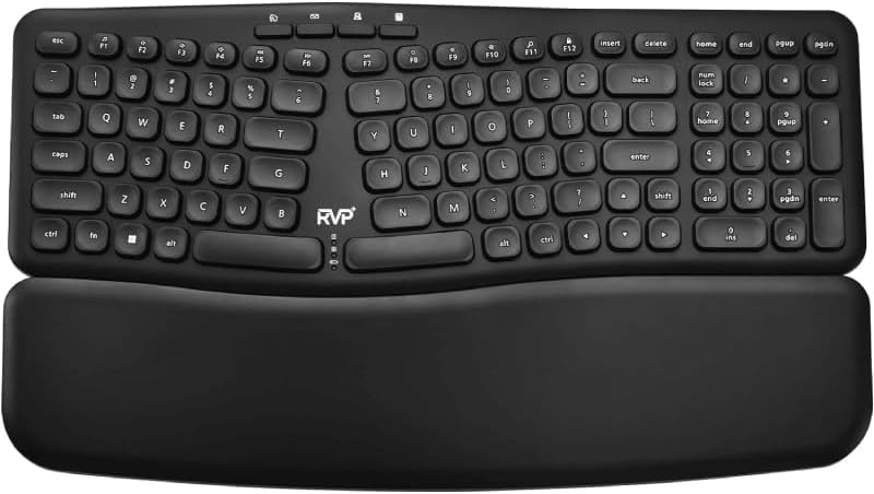Ultimate Ergonomic Split Keyboard - Wireless & Multi-OS Compatible!