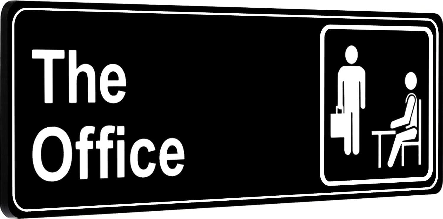 Premium Acrylic Office Sign: Easy Installation, Best Gift!