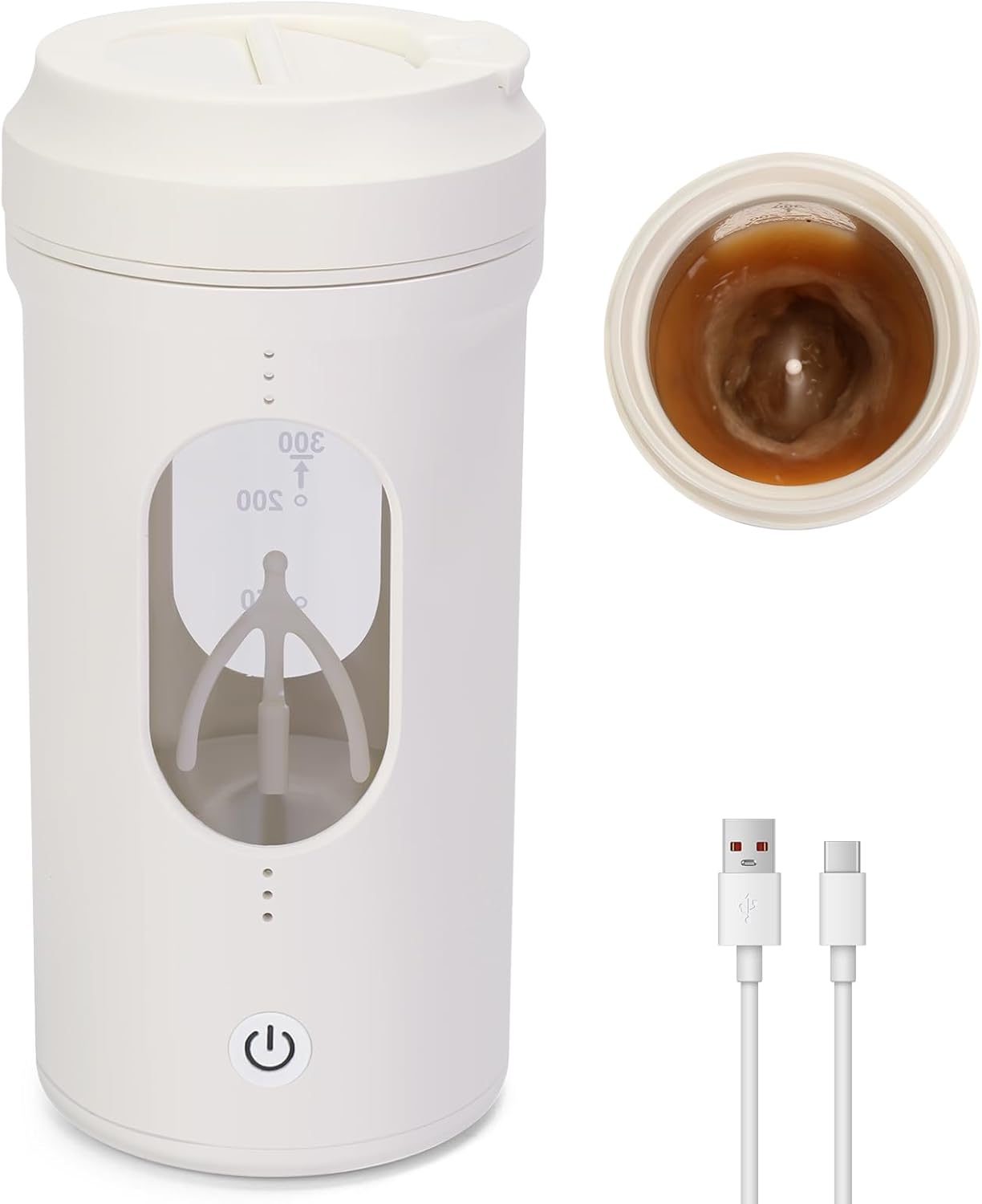 Luismia Self Stirring Coffee Mug - Effortless Mixing!