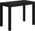 Parsons Desk with Drawer - Compact Black Home Office Desk