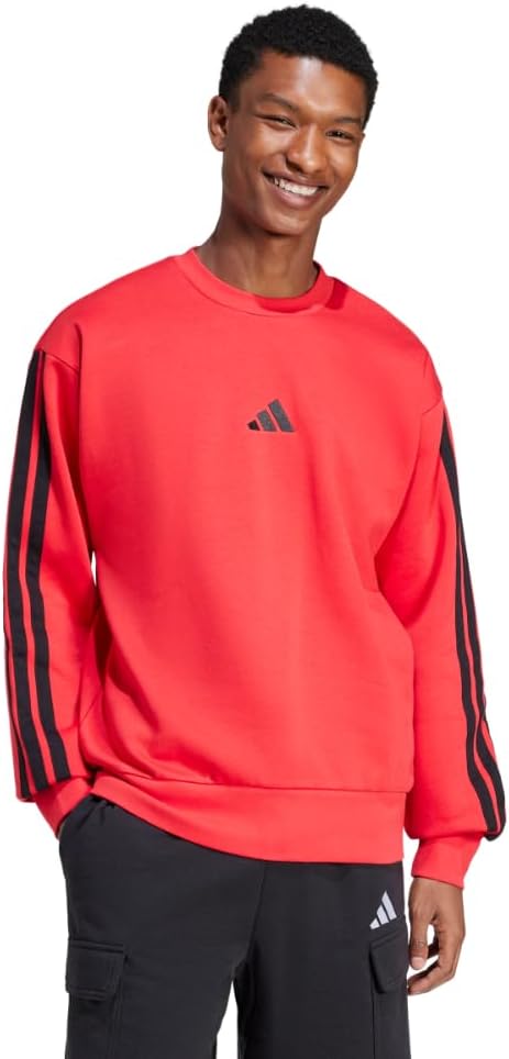 adidas Men's Essentials 3-Stripes Fleece Sweatshirt Review