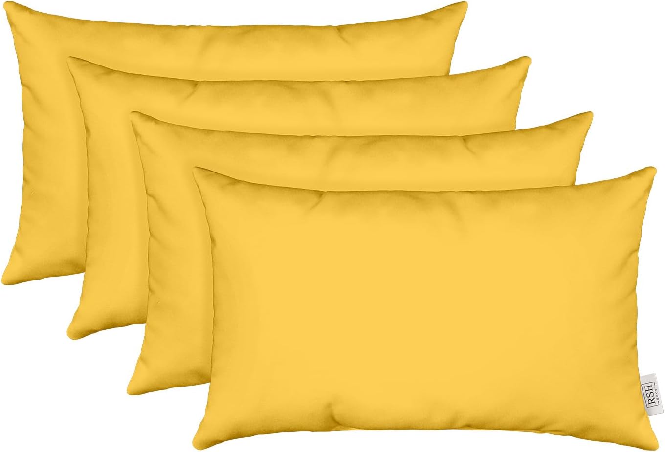Sunbrella Lumbar Throw Pillows Set of 4 for Outdoor Comfort