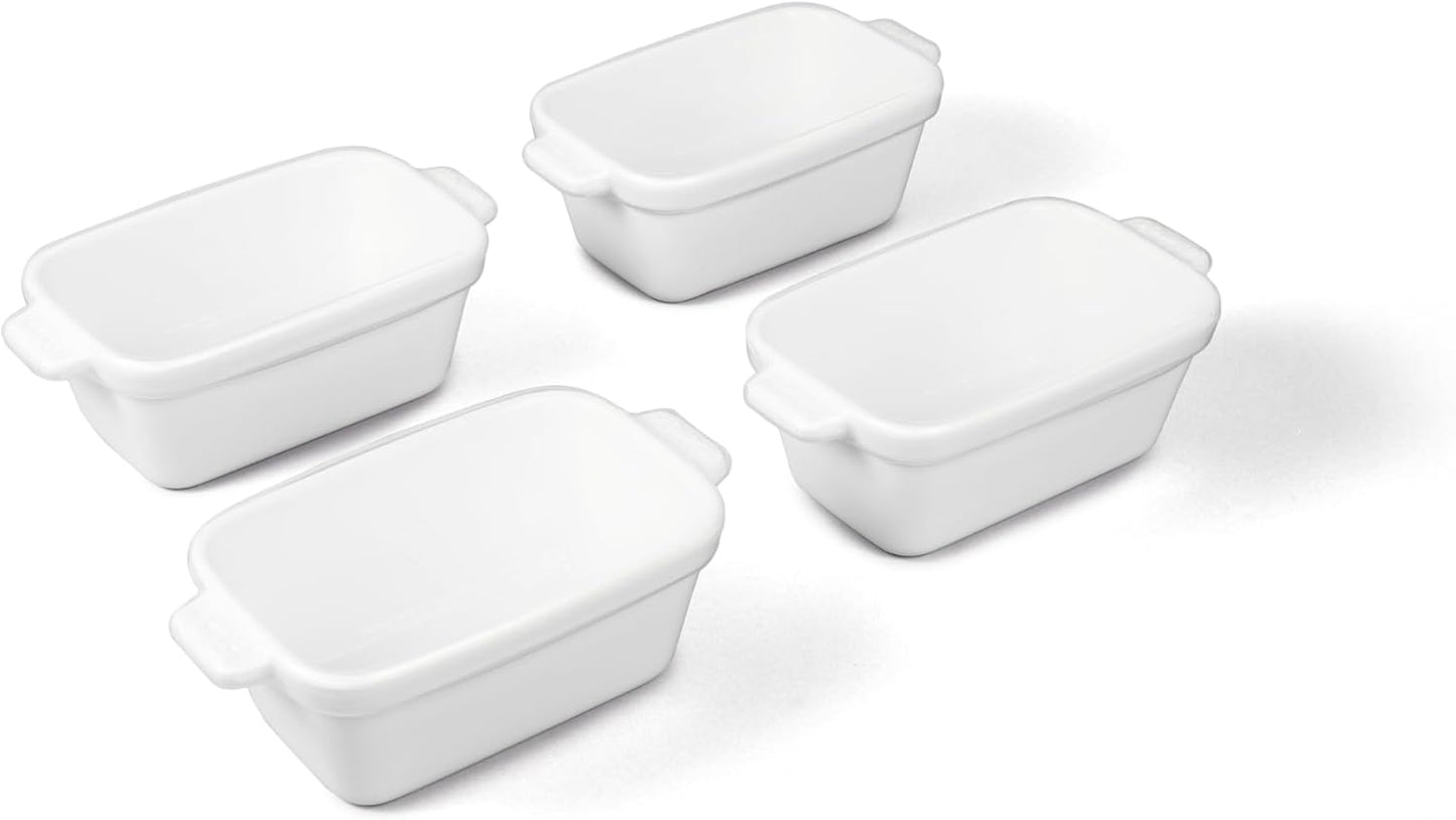 Souper Cubes Small Ceramic Baking Dish Set for Easy Reheating