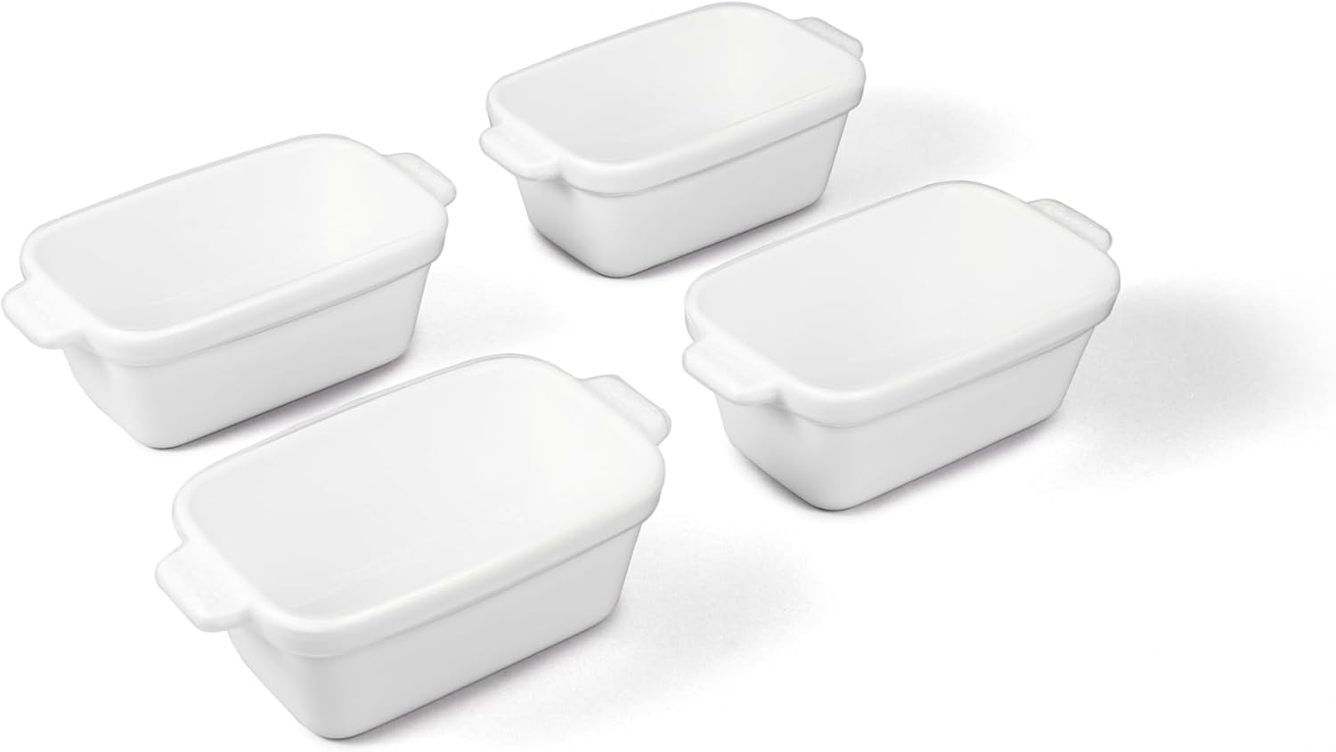 Souper Cubes Small Ceramic Baking Dish Set for Easy Reheating