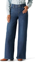 Women's Totally Shaping Pull On Wide Leg Mid-Rise Jeans - Shaping Fit