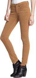 Stretchy Women's Corduroy Skinny Pants with 5 Pockets for Comfort