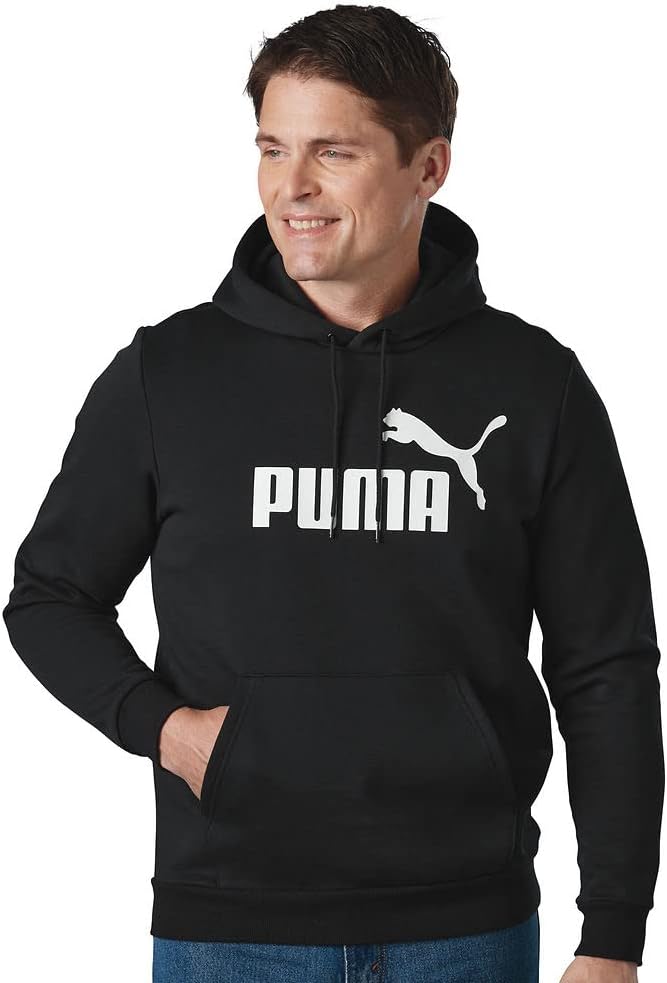 PUMA Big & Tall Logo Hoodie | Cozy Fleece Comfort