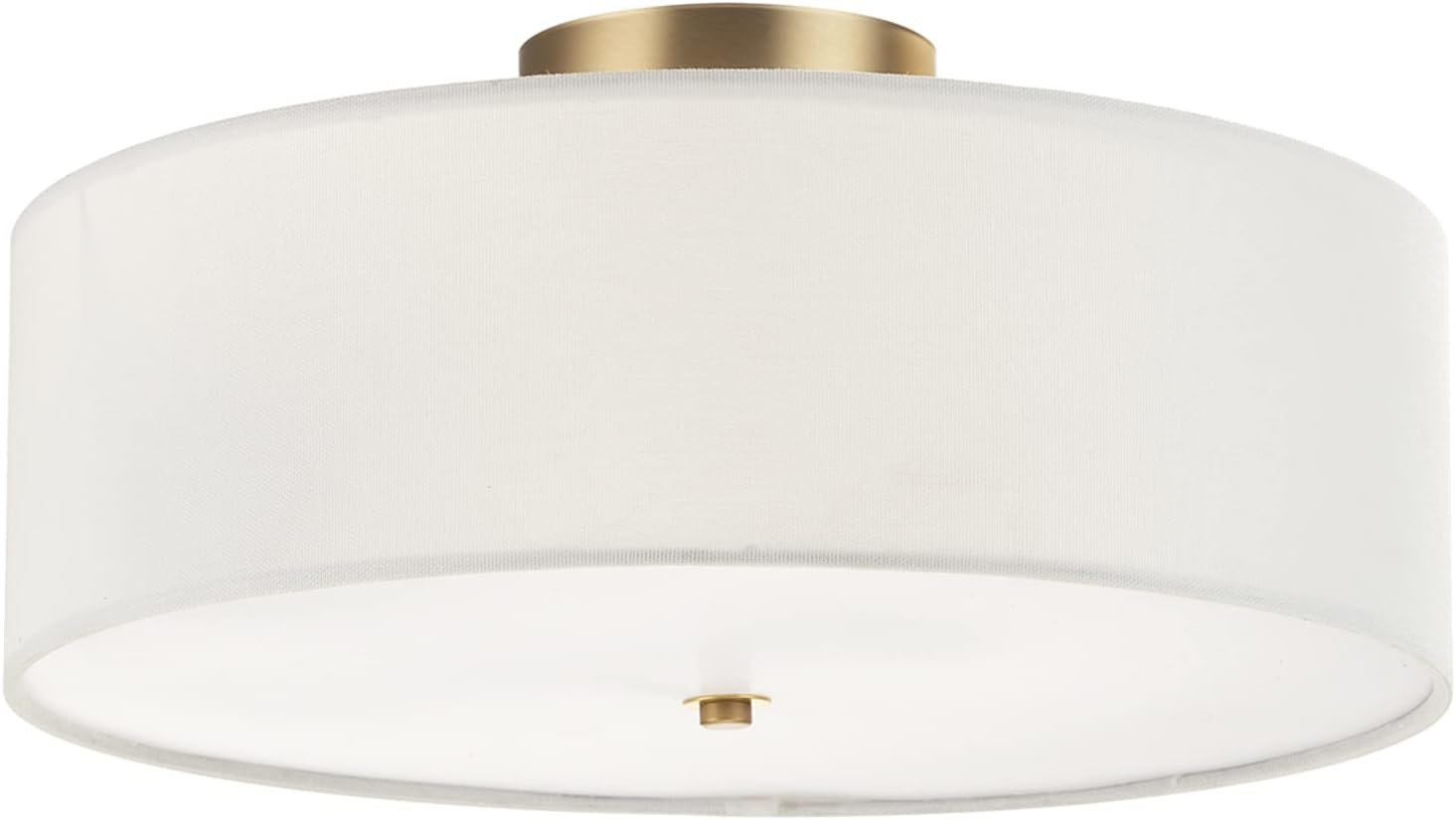 GLOBE Electric 2-Light Flush Mount Ceiling Light for Home