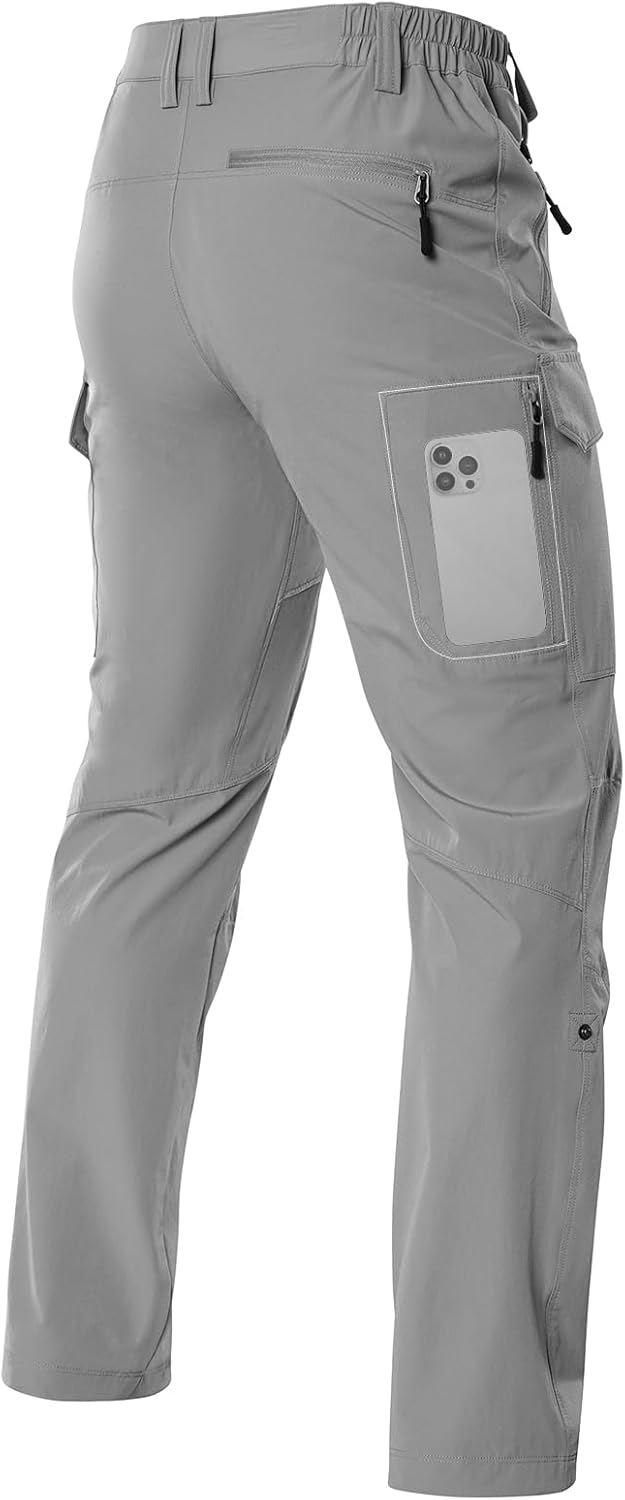 Moosehill Men's Hiking Cargo Pants for Outdoor Adventures