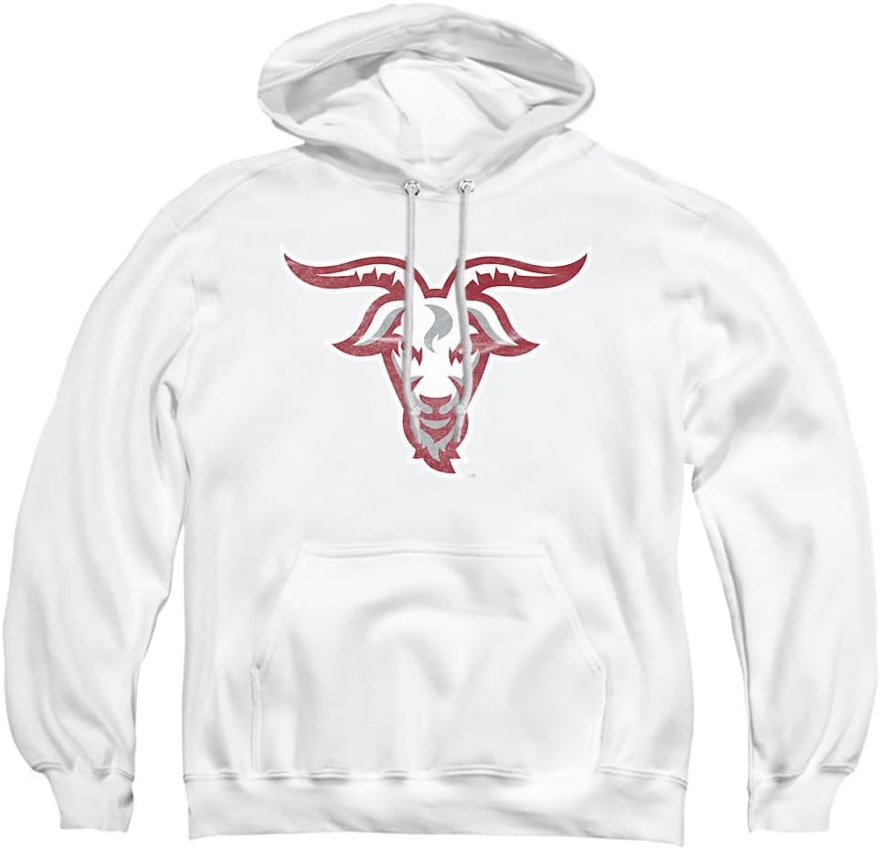 Official Collegiate Distressed Logo Adult Pullover Hoodie