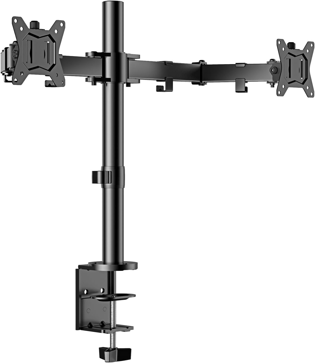 ErGear Heavy Duty Dual Monitor Stand - Fully Adjustable for 2 Screens!