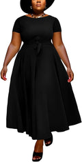 BFFBABY Plus Size A Line Dress for Women Summer Style