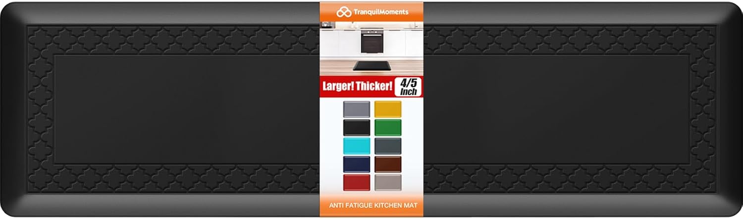 4/5 Inch Thicker Kitchen Mats for Floor Anti Fatigue Comfort
