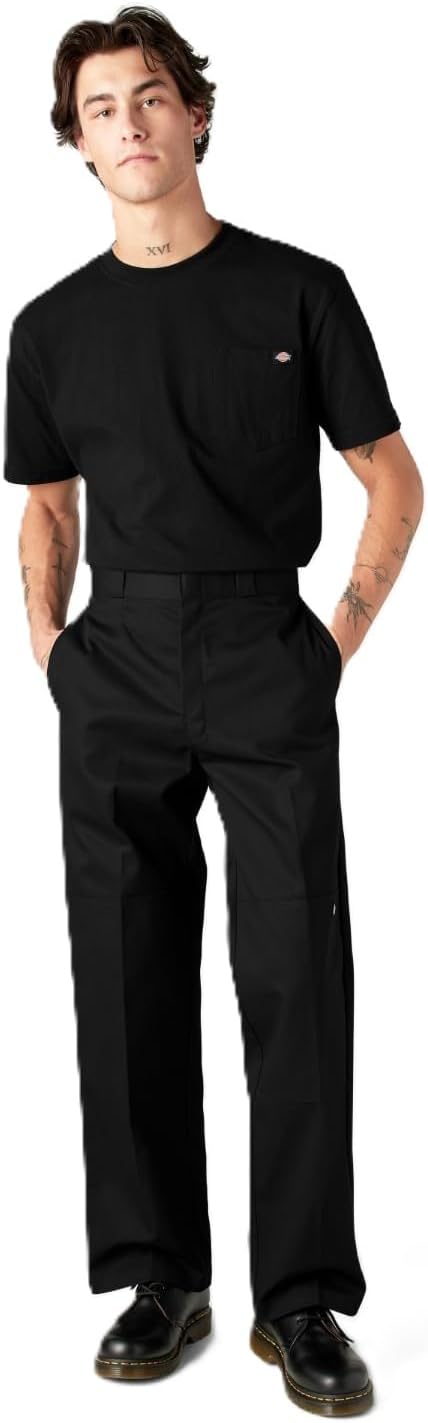 Dickies Men's Loose Fit Double Knee Work Pant for Durability