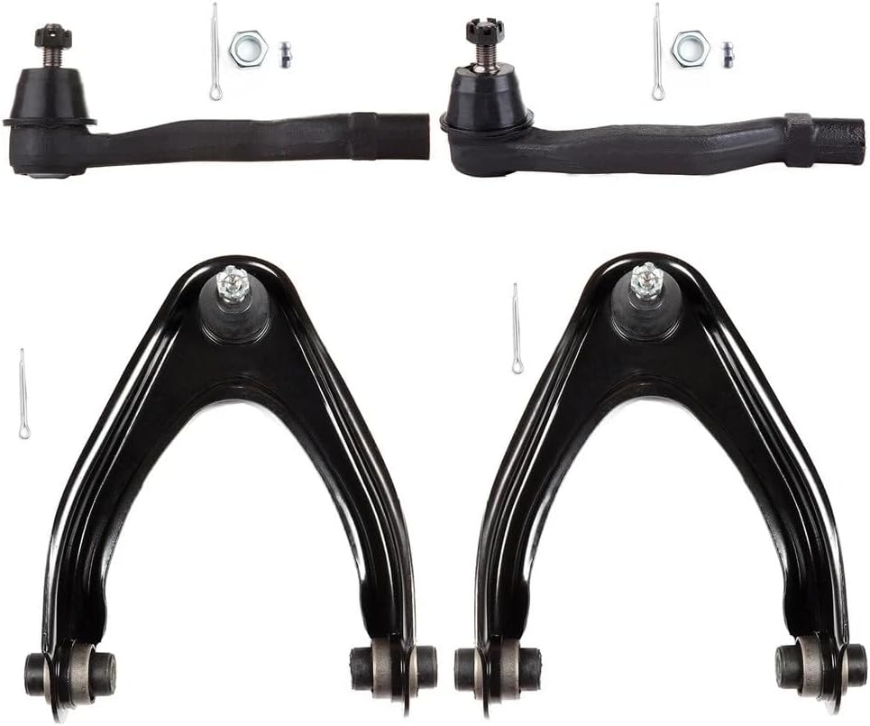 4pc Front Upper Control Arm and Tie Rod End Set for Honda CR-V