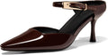 Womens Pointed Toe Kitten Heel Mules - Comfortable Dress Pumps