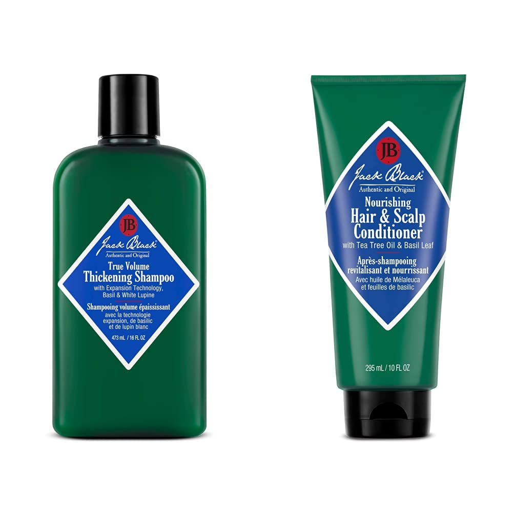 Jack Black True Volume Thickening Shampoo for Fuller Hair