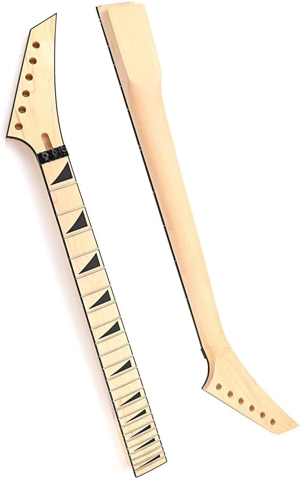 Electric Guitar Neck 24 Fret Maple Fingerboard Locking Nut