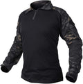 IDOGEAR Men G3 Combat Shirt with Elbow Pads for Tactical Use