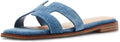 Madden Girl Women's Haileyy Slide Sandal - Sleek Flat Slide