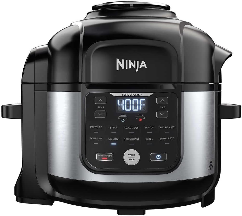 Ninja 10-in-1 Pressure Cooker & Air Fryer, Stainless Finish