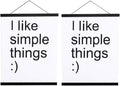 Magnetic Poster Hanger Frame 30in 2-Pack - Easy, Damage-Free Display