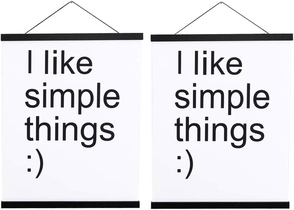 Magnetic Poster Hanger Frame Kit for Easy Artwork Display