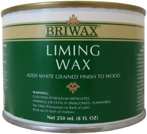 Briwax Liming Wax for Unique White Grained Finish - 8 oz