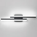 Black Bathroom Light Fixtures Over Mirror 24in LED Vanity Bar - Modern