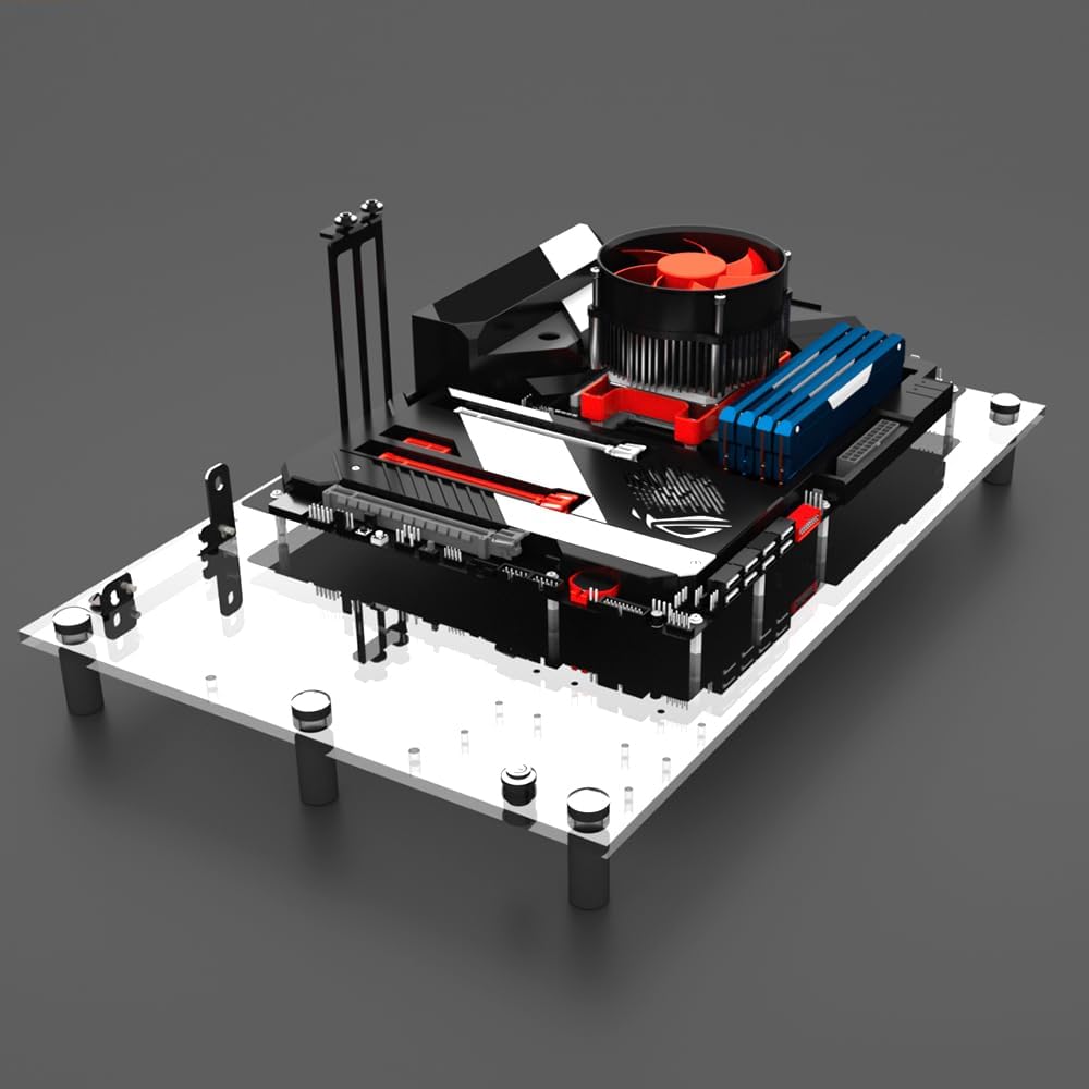 DIY Acrylic Open Frame PC Case for ATX, MATX, ITX Builds