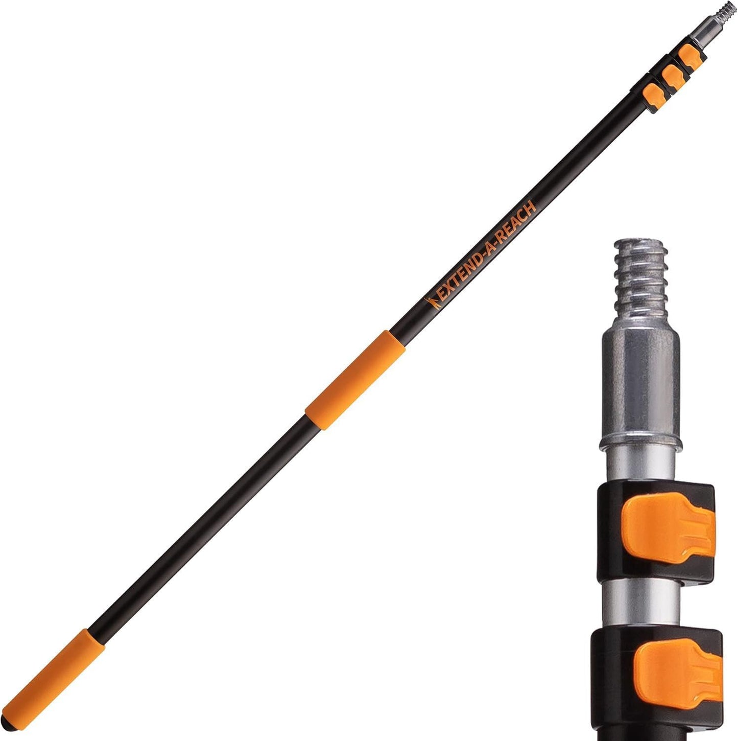 4-12 ft Long Telescopic Extension Pole for Safe Cleaning Tasks