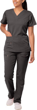 Adar Pro Breakthrough Plus Scrub Set for Women - Tailored V-Neck Sets