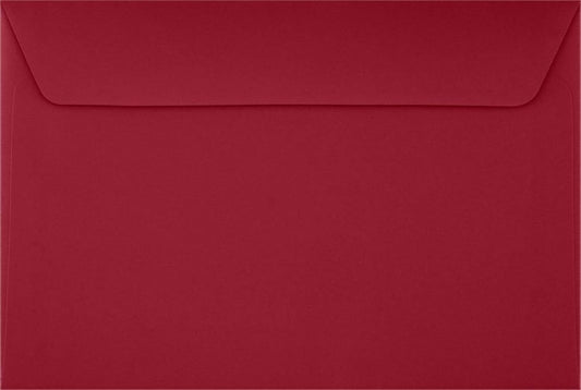 LUXPaper 6 x 9 Booklet Envelopes in Garnet Red for Any Occasion