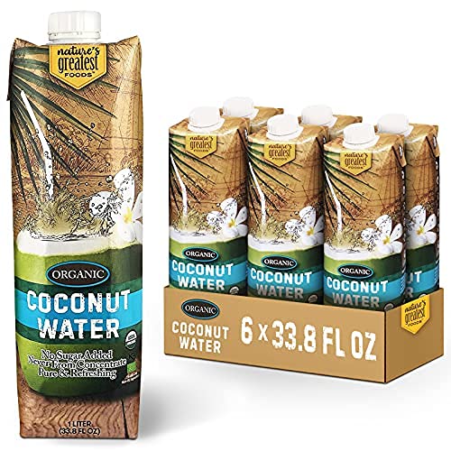 Organic Coconut Water for Hydration and Refreshment - 33.8 fl oz