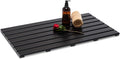 GOBAM Bamboo Bath Mat Extra Large 31.5 x 18.35 in - Eco Non-Slip Mat