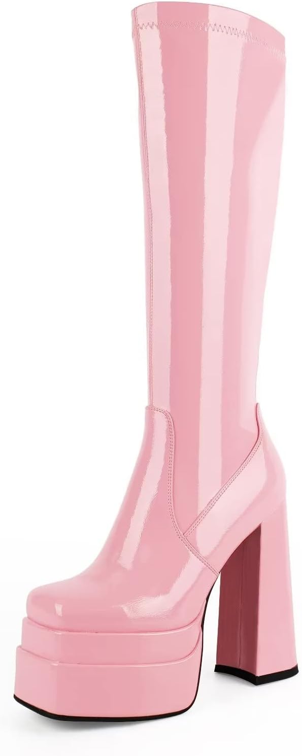 wetkiss Platform Knee High Boots for Women - Stylish & Chic