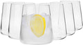 KROSNO Water Juice Drinking Glasses Set of 6 - Elegant Everyday