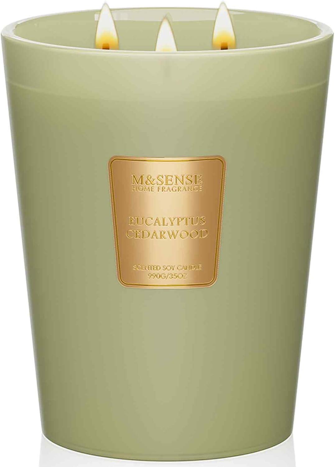 Eucalyptus & Cedarwood Scented Candle - 150 Hours of Bliss