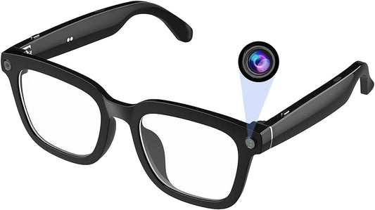 Ai Smart Glasses with Camera and Bluetooth for All-Day Use