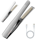 Cordless Hair Straightener and Curler 2 in 1 Gray - Portable Travel